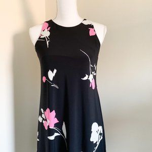 Lauren by Ralph Lauren Black Floral Dress Size 0